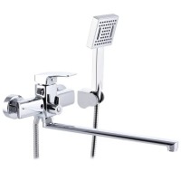 Смеситель для ванны с душем MIXXUS PREMIUM PATRICK Chr-006 MI1657 длинный излив